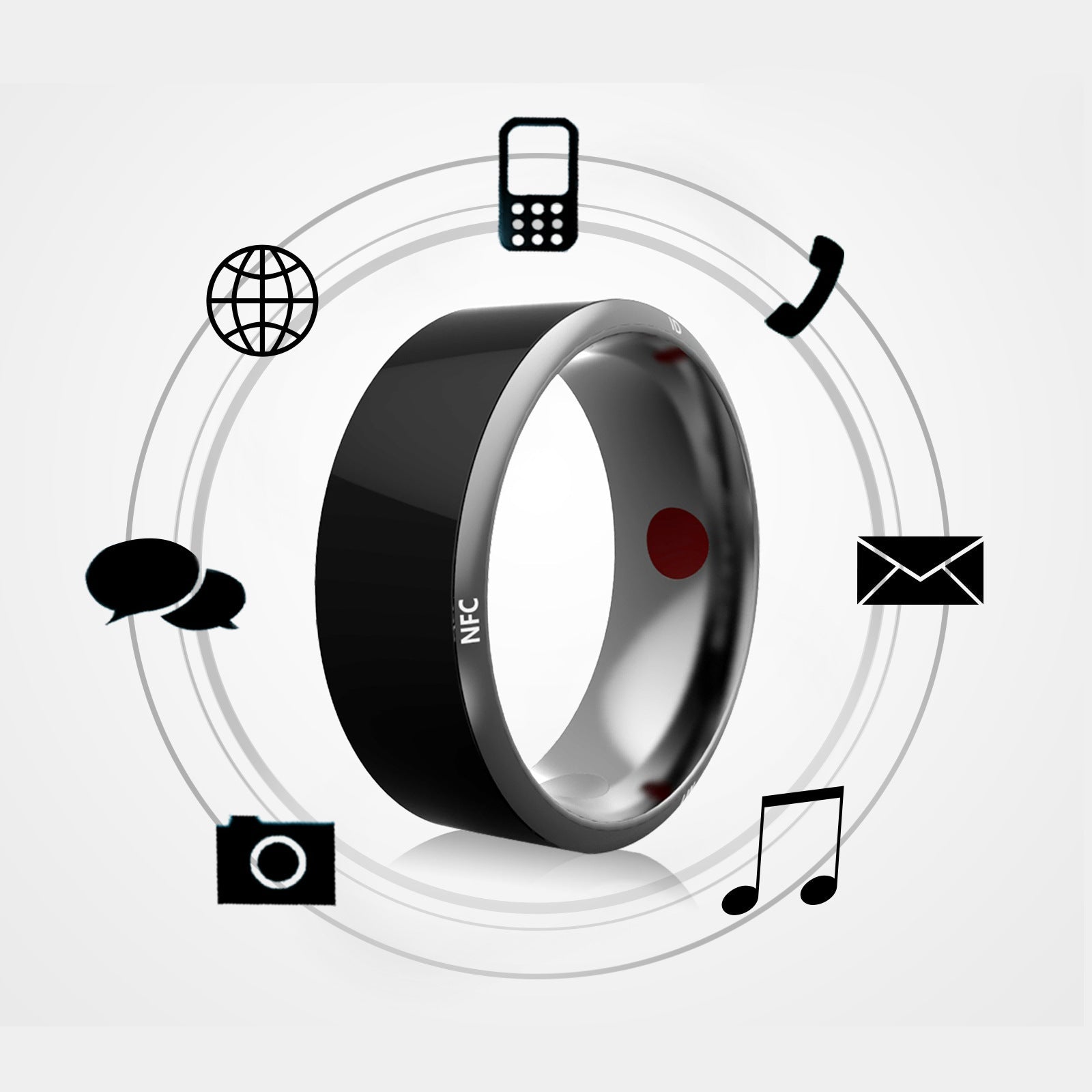 Sleek and Smart: Electroplated Bluetooth Ring