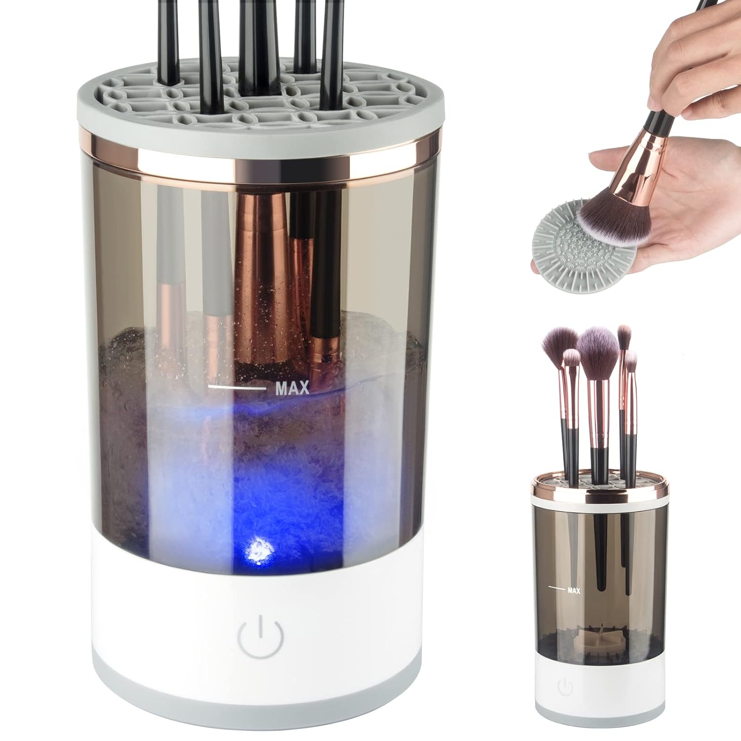 Fresh Face: Automatic Makeup Brush Cleaner